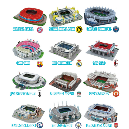 Rompecabezas 3d Estadios de Fútbol