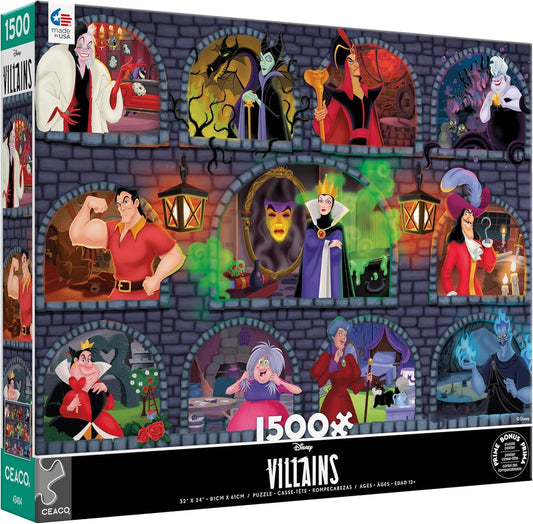 Rompecabezas de Villanos Clásicos de Disney