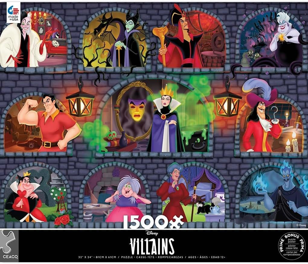 Rompecabezas de Villanos Clásicos de Disney