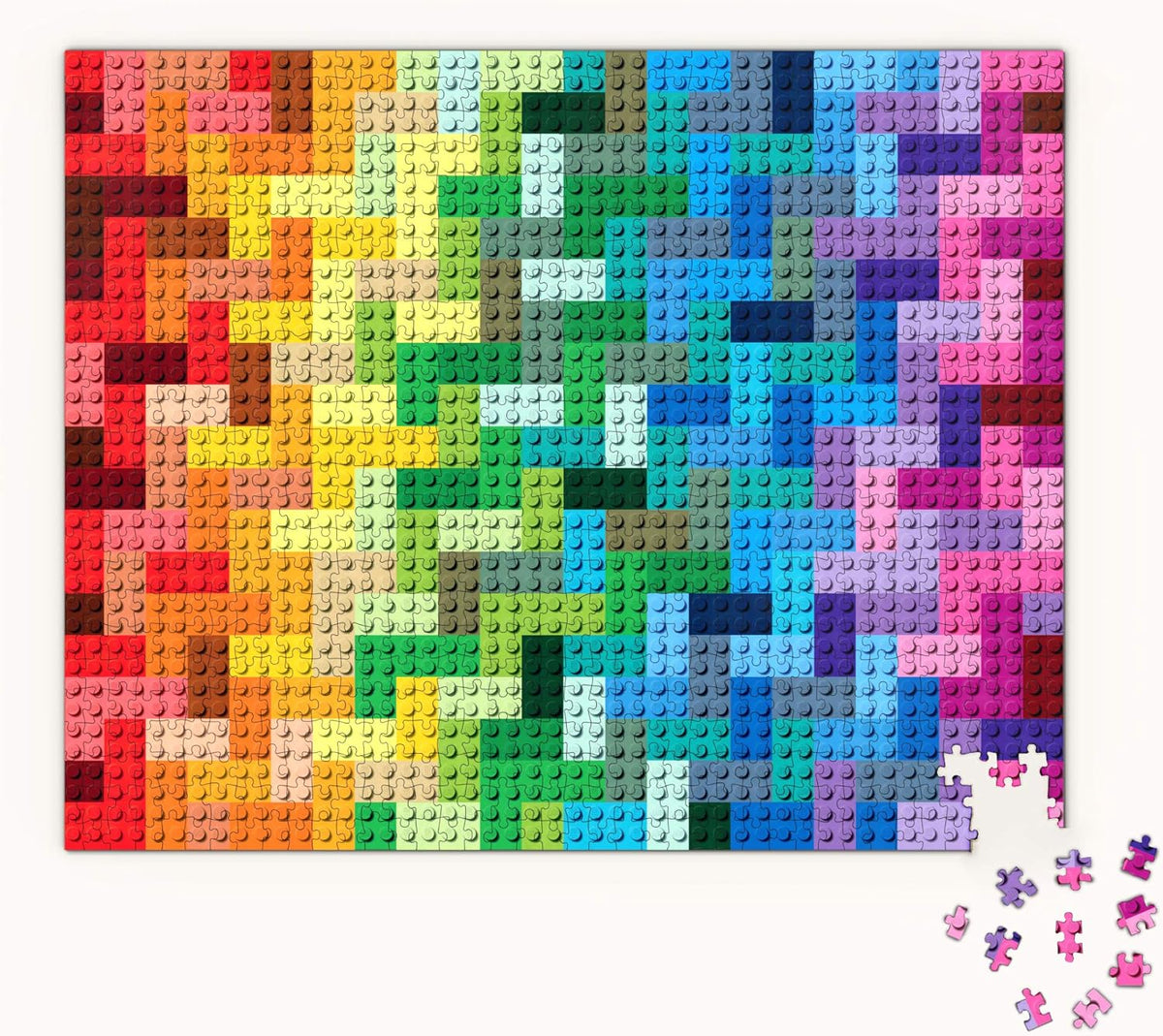 Rompecabezas Rainbow Bricks